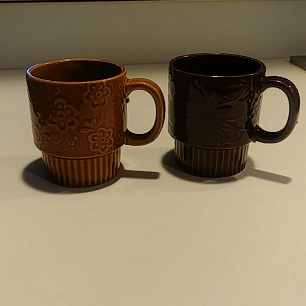 Vintage ceramic mugs